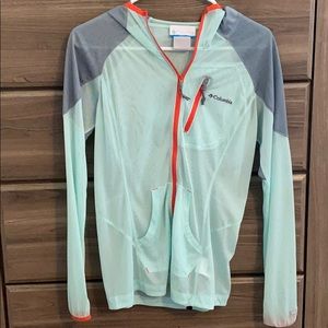 Columbia Mesh Teal Jacket